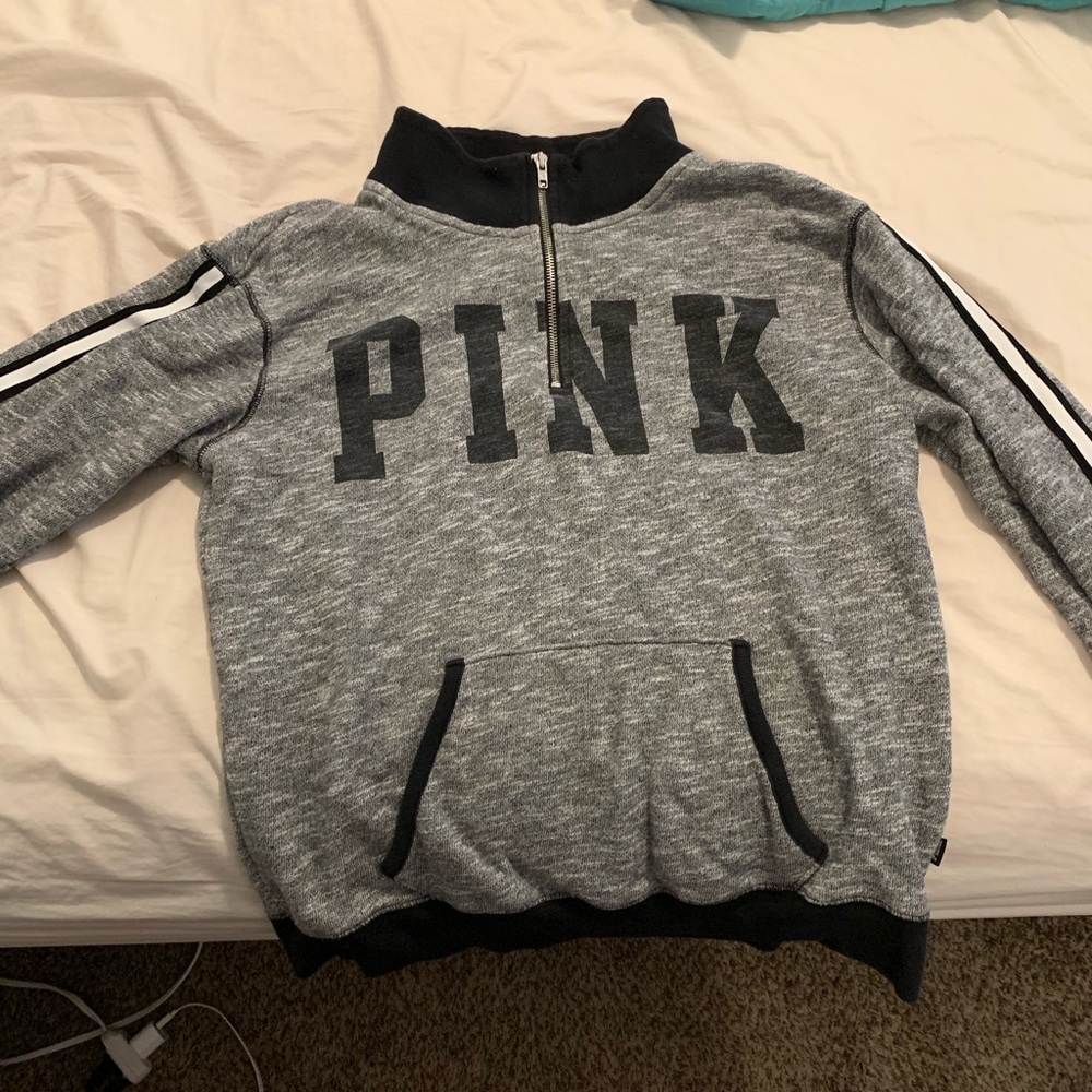 Victoria Secret PINK 3/4 zip sweatshirt